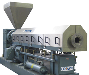 CROWN single screw extruder